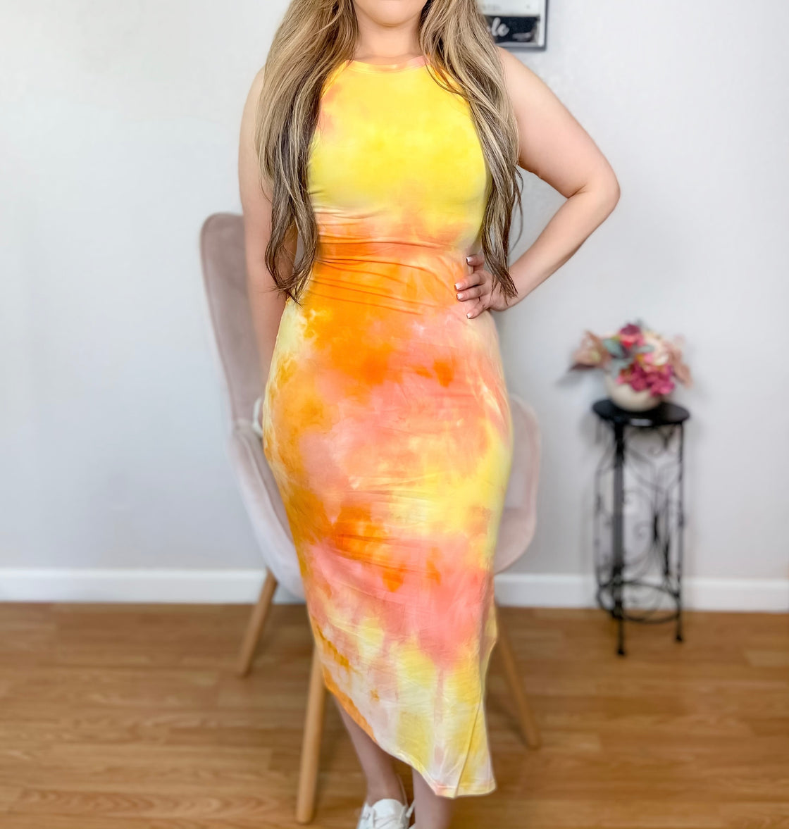 Summer in Tie Dye Dress