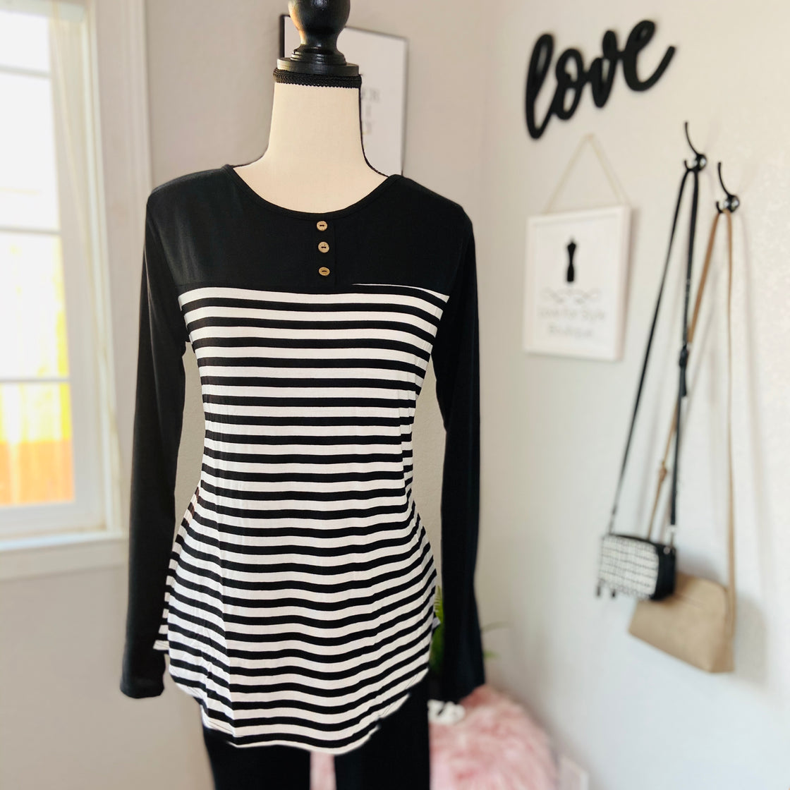 Essential Striped Long Sleeve